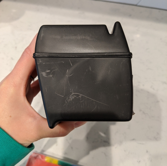 NEW Black Oxford Plastic Index Card File Box with Poly A-Z Index Card Guides - Picture 7 of 8